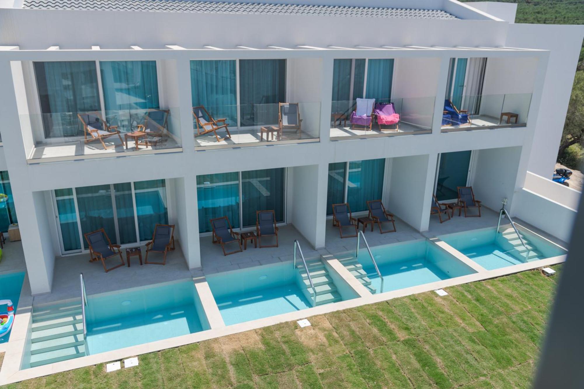 Mirage Bleu Hotel Tragaki Exteriér fotografie